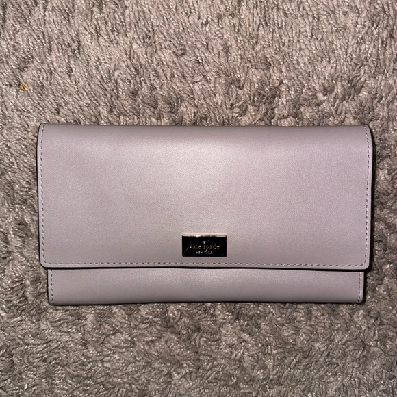 Kate spade wallet. Gray/taupe in color. - Picture 1 of 5